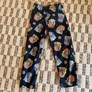 Star Wars Black Pajama Pants with Baby Yoda Design